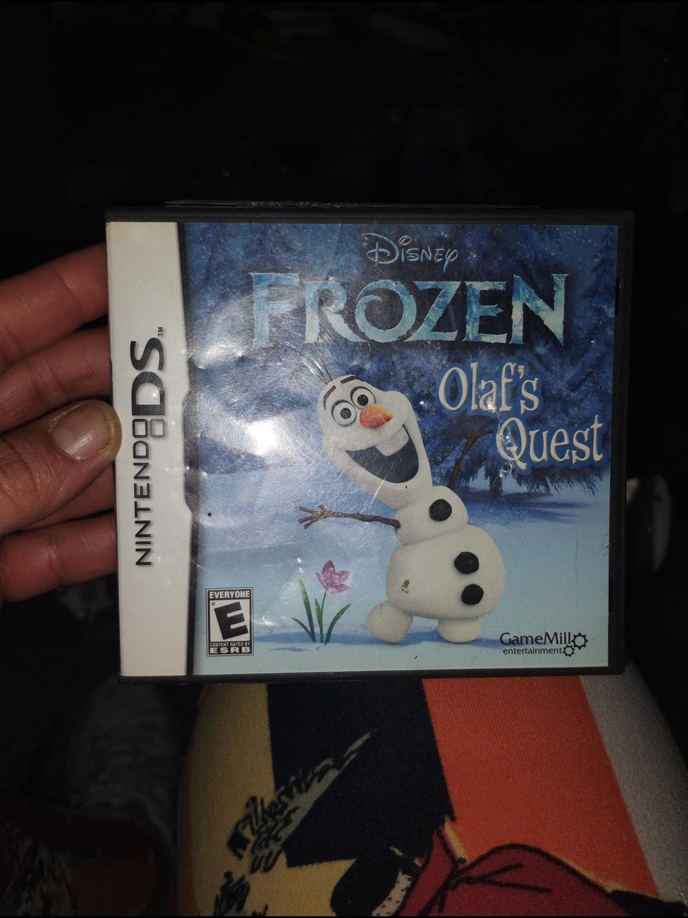 Nintendo DS Frozen: Olaf's Quest - Blue & White Case